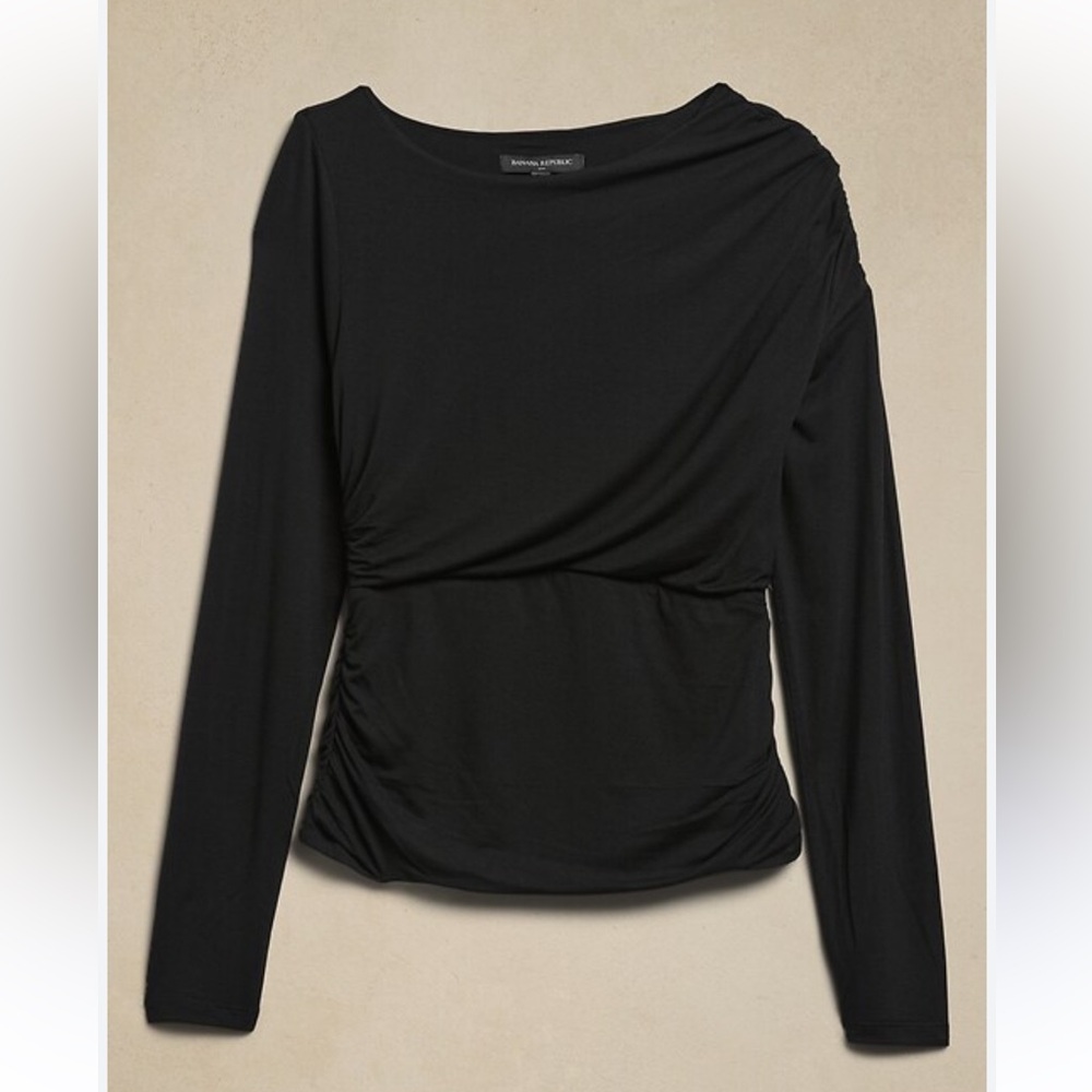 Banana republic factory shirred waist top drapped XL